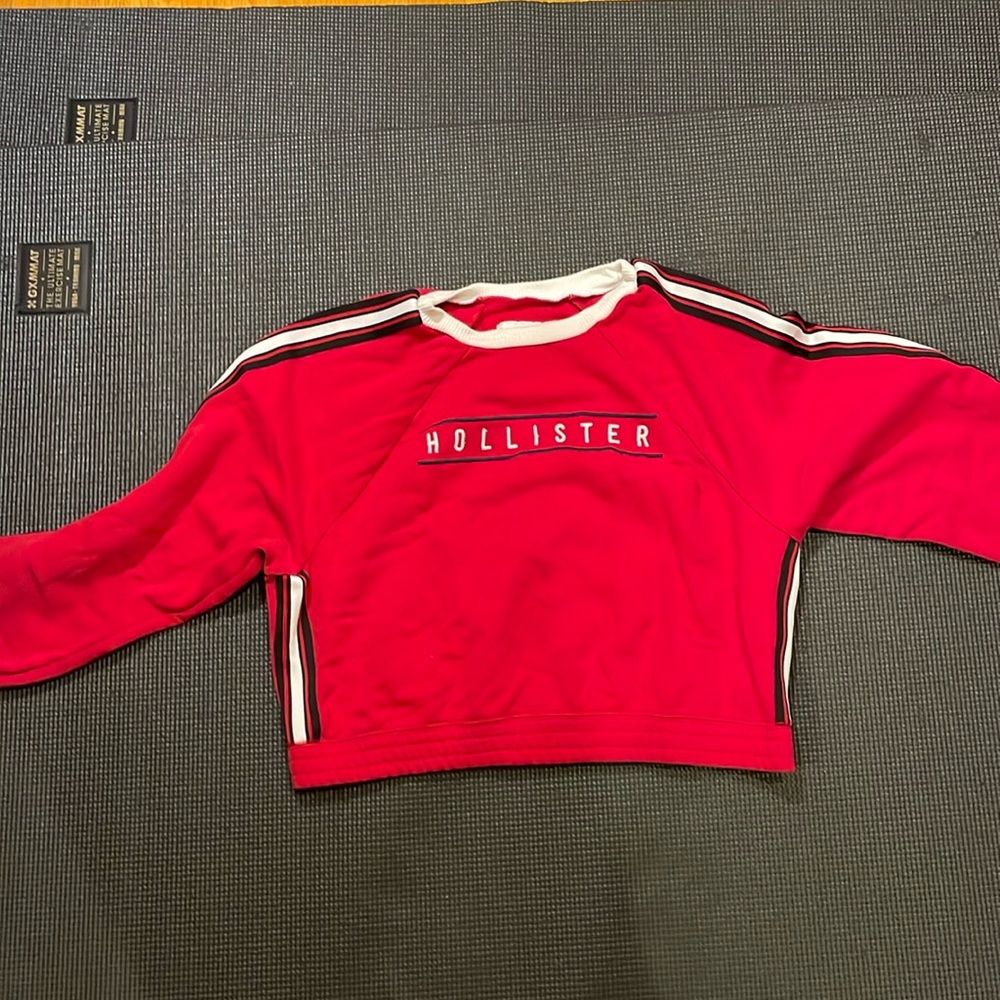 Hollister red  sweater
